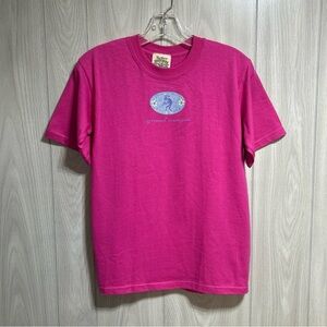 Fred Harvey Trading Co. Pink Grand Canyon Short Sleeve Shirt Size Youth Large